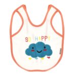 ⁦Multi-color Bib with embroidery diaper back size 38*29cm (2 Pieces) - Mix and Max - Colors: Fuchsia, Grey, and Light Blue - Sizes: 0-18⁩ - الصورة ⁦25⁩