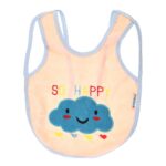 ⁦Multi-color Bib with embroidery diaper back size 38*29cm (2 Pieces) - Mix and Max - Colors: Fuchsia, Grey, and Light Blue - Sizes: 0-18⁩ - الصورة ⁦24⁩