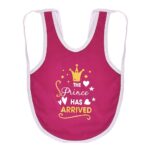 Multi-colors Printed Bib with diaper back size 38*29cm (2 Pieces) Girl g - Mix and Max - Colors: Fuchsia, Grey, and Light Blue - Sizes: 0-18 - Image 28