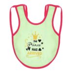 Multi-colors Printed Bib with diaper back size 38*29cm (2 Pieces) Girl g - Mix and Max - Colors: Fuchsia, Grey, and Light Blue - Sizes: 0-18 - Image 27