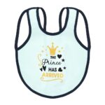 Multi-colors Printed Bib with diaper back size 38*29cm (2 Pieces) Girl g - Mix and Max - Colors: Fuchsia, Grey, and Light Blue - Sizes: 0-18 - Image 32