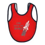 ⁦Multi-colors Printed Bib with diaper back size 38*29cm (2 Pieces) Boys b - Mix and Max - Colors: Fuchsia, Grey, and Light Blue - Sizes: 0-18⁩ - الصورة ⁦7⁩