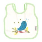 ⁦Multi-color Bib with embroidery diaper back size 38*29cm (2 Pieces) - Mix and Max - Colors: Fuchsia, Grey, and Light Blue - Sizes: 0-18⁩ - الصورة ⁦14⁩