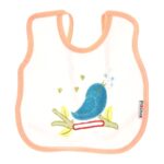 ⁦Multi-color Bib with embroidery diaper back size 38*29cm (2 Pieces) - Mix and Max - Colors: Fuchsia, Grey, and Light Blue - Sizes: 0-18⁩ - الصورة ⁦13⁩