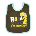 ⁦Multi-colors Printed Bib with diaper back size 38*29cm (2 Pieces) Boys b - Mix and Max - Colors: Fuchsia, Grey, and Light Blue - Sizes: 0-18⁩ - الصورة ⁦15⁩