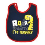 ⁦Multi-colors Printed Bib with diaper back size 38*29cm (2 Pieces) Boys b - Mix and Max - Colors: Fuchsia, Grey, and Light Blue - Sizes: 0-18⁩ - الصورة ⁦23⁩