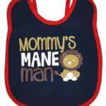 ⁦Multi-colors Printed Bib with diaper back size 38*29cm (2 Pieces) Boys b - Mix and Max - Colors: Fuchsia, Grey, and Light Blue - Sizes: 0-18⁩ - الصورة ⁦22⁩