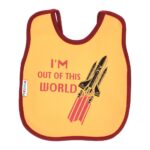 ⁦Multi-colors Printed Bib with diaper back size 38*29cm (2 Pieces) Boys b - Mix and Max - Colors: Fuchsia, Grey, and Light Blue - Sizes: 0-18⁩ - الصورة ⁦31⁩