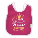 Multi-colors Printed Bib with diaper back size 38*29cm (2 Pieces) Girl g - Mix and Max - Colors: Fuchsia, Grey, and Light Blue - Sizes: 0-18 - Image 36