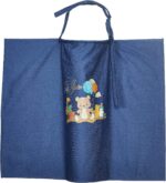 Nursing Baby Apron Cover for Breastfeeding Comfortable with Privacy mosquito Net Window Play Bear Jeans Mix and Max - Image 8