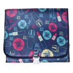 ⁦Portable Baby Diaper Changing Mat Foldable Travel Pad with storage pockets Mix and Max Multicolors⁩ - الصورة ⁦2⁩