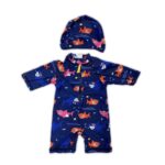 Baby One Piece Salobet Swimsuit (3 sizes From Zero to 18M) # A - Mix and Max - Sizes: 0-6 M, 12-18 M, 6-12 M
