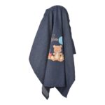 Nursing Baby Apron Cover for Breastfeeding Comfortable with Privacy mosquito Net Window Play Bear Jeans Mix and Max - Image 10