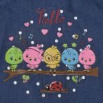 ⁦Nursing Baby Apron Cover for Breastfeeding Comfortable with Privacy mosquito Net Window Birds Jeans Mix and Max⁩ - الصورة ⁦11⁩