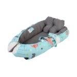 Baby Nest Bed for Newborns Portable Baby Lounger and Sleep Pod Light Blue Mix and Max - Image 7