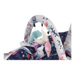 Baby Nest Bed for Newborns Portable Baby Lounger and Sleep Pod Navy White Mix and Max - Image 5