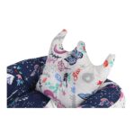 Baby Nest Bed for Newborns Portable Baby Lounger and Sleep Pod Navy White Mix and Max - Image 4