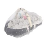 ⁦Baby Nest Bed for Newborns Portable Baby Lounger and Sleep Pod White Black Mix and Max⁩ - الصورة ⁦10⁩