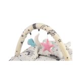 ⁦Baby Nest Bed for Newborns Portable Baby Lounger and Sleep Pod White Black Mix and Max⁩ - الصورة ⁦7⁩