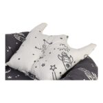 ⁦Baby Nest Bed for Newborns Portable Baby Lounger and Sleep Pod White Black Mix and Max⁩ - الصورة ⁦5⁩