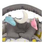 ⁦Baby Nest with Soft Toys and Mosquito Net Comfortable Infant Sleeping Bed Multi color Mix and Max⁩ - الصورة ⁦3⁩
