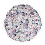 ⁦Baby Nest with Soft Toys and Mosquito Net Comfortable Infant Sleeping Bed Multi color Mix and Max⁩ - الصورة ⁦2⁩