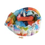 ⁦Baby Nest with Soft Toys and Mosquito Net Comfortable Infant Sleeping Bed Multi color Mix and Max⁩ - الصورة ⁦5⁩