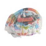 ⁦Baby Nest with Soft Toys and Mosquito Net Comfortable Infant Sleeping Bed Multi color Mix and Max⁩ - الصورة ⁦2⁩
