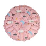 ⁦Baby Nest with Soft Toys and Mosquito Net – Comfortable Infant Sleeping Bed Pinky color Mix and Max⁩ - الصورة ⁦13⁩