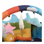 Baby Nest with Soft Toys and Mosquito Net – Comfortable Infant Sleeping Bed Multi color Mix and Max - Image 3