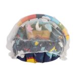 Baby Nest with Soft Toys and Mosquito Net – Comfortable Infant Sleeping Bed Multi color Mix and Max