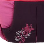 Mix and Max Baby Changing Diaper Large Shoulder bag with embroidery ( Fly Fushia ) - Image 6