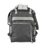 Premium Elegant Mum Large Diaper Backpack bag waterproof - Mix and Max - Grey and Black - Image 10