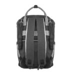 Premium Elegant Mum Large Diaper Backpack bag waterproof - Mix and Max - Grey and Black2 - Image 8