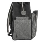 Premium Elegant Mum Large Diaper Backpack bag waterproof multifunction SET 4 in 1 - Mix and Max - Black and Grey 2 - Image 10
