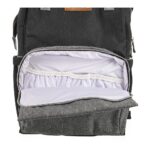 Premium Elegant Mum Large Diaper Backpack bag waterproof - Mix and Max - Grey and Black2 - Image 10