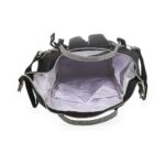 Premium Elegant Mum Large Diaper Backpack bag waterproof - Mix and Max - Grey and Black2 - Image 12
