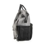 Premium Mum Diaper Backpack – Stylish Multi-Pocket Baby Travel Bag - Mix and Max - Grey and Black1 - Image 6