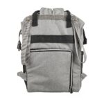 Premium Elegant Mum Large Diaper Backpack bag waterproof multifunction SET 4 in 1 - Mix and Max - Grey and Black - Image 11