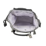 Premium Mum Diaper Backpack – Stylish Multi-Pocket Baby Travel Bag - Mix and Max - Grey and Black1 - Image 10