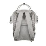 Premium Elegant Mum Large Diaper Backpack bag waterproof multifunction SET 4 in 1 - Mix and Max - Grey 3 - Image 11