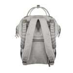 Premium Elegant Mum Large Diaper Backpack bag waterproof - Mix and Max - Grey3 - Image 9