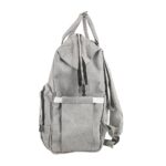 Premium Elegant Mum Large Diaper Backpack bag waterproof - Mix and Max - Grey3 - Image 10