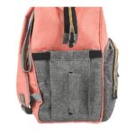 Premium Elegant Mum Large Diaper Backpack bag waterproof multifunction SET 4 in 1 - Mix and Max - Grey and Simon - Image 7