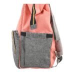Premium Elegant Mum Large Diaper Backpack bag waterproof - Mix and Max - Grey and Simon - Image 10