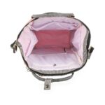 Premium Elegant Mum Large Diaper Backpack bag waterproof - Mix and Max - Grey and Simon - Image 11