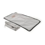 Premium Elegant Mum Large Diaper Backpack bag waterproof multifunction SET 4 in 1 - Mix and Max - Black and Grey - Image 14