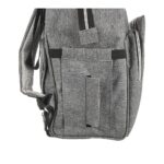 Premium Elegant Mum Large Diaper Backpack bag waterproof - Mix and Max - Grey 2 - Image 3