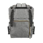 Premium Elegant Mum Large Diaper Backpack bag waterproof - Mix and Max - Grey - Image 6