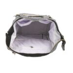 Premium Elegant Mum Large Diaper Backpack bag waterproof - Mix and Max - Grey - Image 8